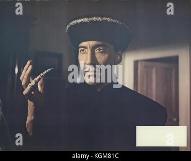 Das Gesicht von Fu Manchu (1965), Christopher Lee Datum: 1965 Stockfoto