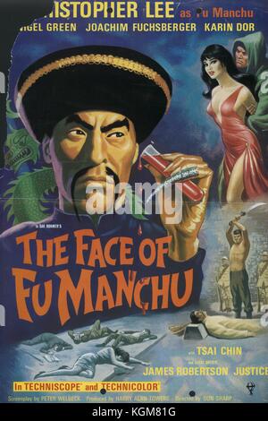 Das Gesicht von Fu Manchu (1965) Filmplakat, Christopher Lee Datum: 1965 Stockfoto