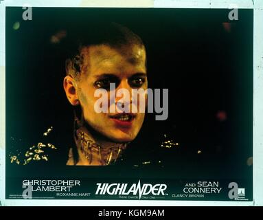 Highlander (1986), Clancy Brown Datum: 1986 Stockfoto