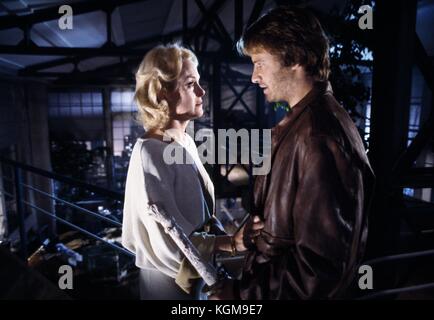 Highlander (1986), Christopher Lambert, Sheila Gish Datum: 1986 Stockfoto