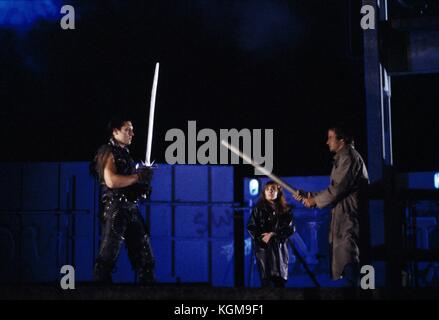 Highlander (1986), Christopher Lambert, Clancy Brown Datum: 1986 Stockfoto