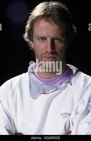 Highlander (1986), Christopher Lambert Datum: 1986 Stockfoto
