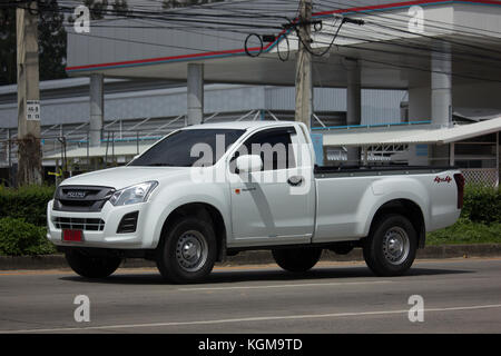 Chiang Mai, Thailand - 14. Oktober 2017: private Isuzu dmax Pickup Truck. Auf der Straße Nr. 1001 8 km von Chiang Mai City. Stockfoto