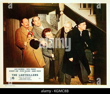 Die ladykillers (1951), Alec Guinness, Alec Guinness, Herbert Lom, Peter Sellers, Cecil Parker, Danny Grün Stockfoto