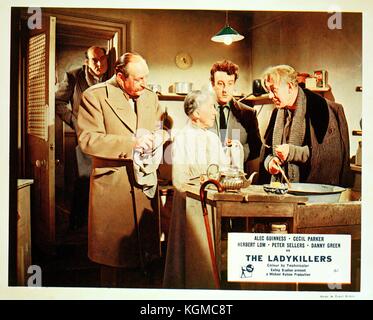 Die ladykillers (1951), Alec Guinness, Alec Guinness, Peter Sellers, Katie Johnson, Cecil Parker Stockfoto