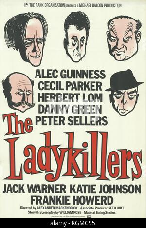 Die ladykillers (1951), Alec Guinness, Herbert Lom, Danny Green, Peter Sellers, Cecil Parker, Stockfoto