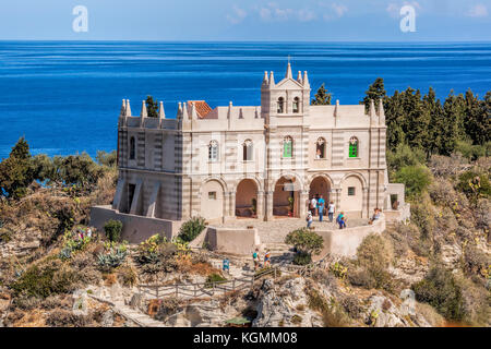 Santa Maria dell'isola Kirche in Tropea, Kalabrien, Italien Stockfoto