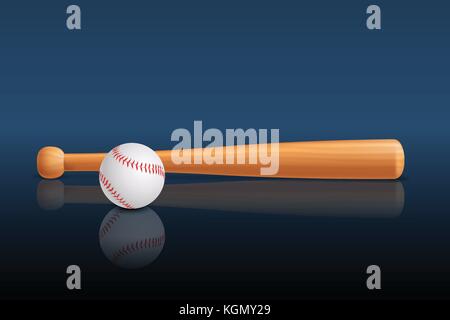 Baseballschläger, 02. Stock Vektor