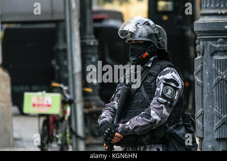 Rio De Janeiro, Brasilien. 8. November 2017. Diesen Mittwoch, 8. November, in Rio De Janeiro. Kredit: C.H. Gardiner/Pacific Press/Alamy Live News Stockfoto