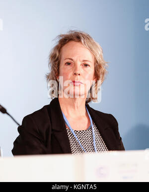 Bonn, Deutschland. 10 Nov, 2017. Jane madwick Auf der COP 23 Fidschi Konferenz in Bonn am 10. November 2017. COP 23 Wenn der UN-Rahmenkonvention zum Klimawandel organisiert. Fidschi Präsidentschaft hält über dieses Treffen in Bonn. Credit: dominika zarzycka/alamy leben Nachrichten Stockfoto