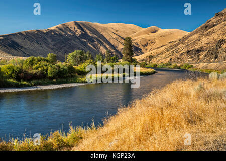 Yakima River Canyon, Columbia Plateau, in der Nähe von Yakima, Washington State, USA Stockfoto