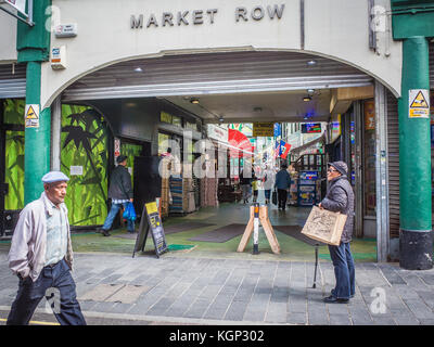 Brixton Markt Zeile in Brixton - eine der lebendigsten und multikulturellen Teile London Stockfoto