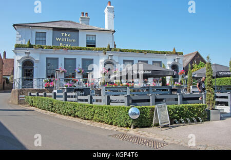 Shere William bray Pub, Surrey, England, Stockfoto