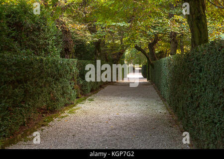 Villa Barbarigo Garten gebaut von der Venezianischen aristokratischen Familie der Barbarigo Stockfoto