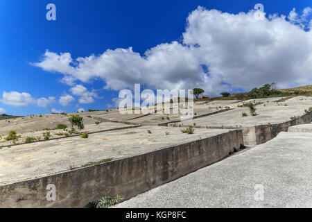 Il Cretto di Burri a Gibellina (Trapani, Italien) Stockfoto