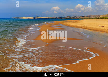 Riserva del platani Strand Stockfoto