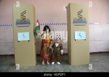 Kurdische Referendum, 25. September ist ein historischer Tag für das kurdische Volk. Stockfoto