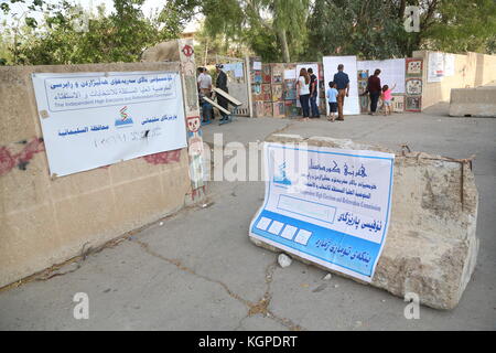 Kurdische Referendum, 25. September ist ein historischer Tag für das kurdische Volk. Stockfoto