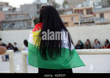 Kurdische Referendum, 25. September ist ein historischer Tag für das kurdische Volk. Stockfoto