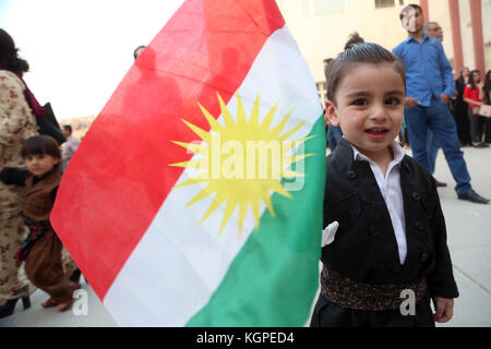 Kurdische Referendum, 25. September ist ein historischer Tag für das kurdische Volk. Stockfoto