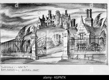 Der Spiegel knacken würde (1980) Produktion Skizzen Datum: 1980 Stockfoto