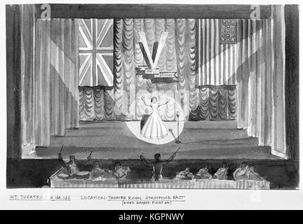 Der Spiegel knacken würde (1980) Produktion Skizzen Datum: 1980 Stockfoto