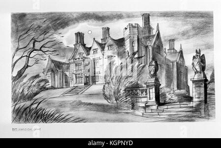 Der Spiegel knacken würde (1980) Produktion Skizzen Datum: 1980 Stockfoto