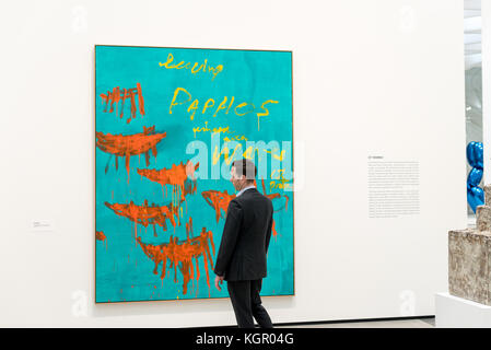 LOS ANGELES, CA - 5. Februar 2017: Das Broad Museum in der Innenstadt von Los Angeles am 5. Februar 2017. Stockfoto