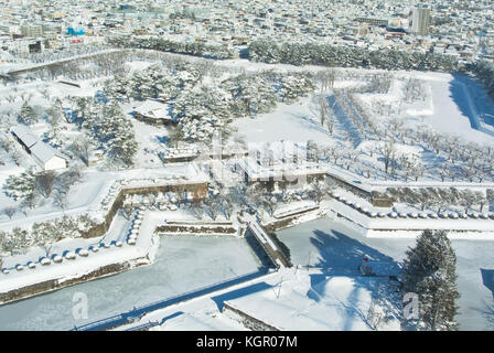 Goryokaku Fort, hakodate, Hokkaido, Japan Stockfoto