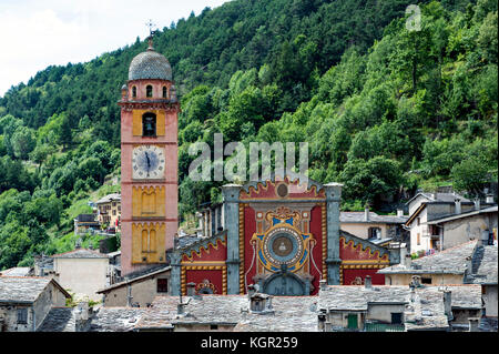 Europa. Frankreich. Alpes Maritimes. Das Dorf Tende. Stockfoto