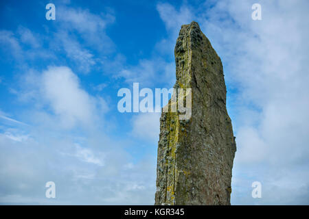 Der Ring von Brodgar auf den Orkney Inseln in Schottland Stockfoto