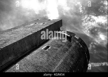 Südturm der inneren östlichen Torhaus. Caerphilly Castle. Stockfoto