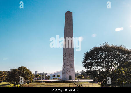 Foto von Obelisk im Park Ibirapuera Sao Paulo, Brasilien (Brasil) Stockfoto