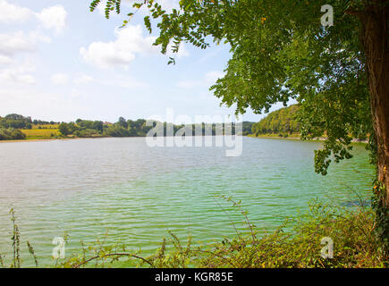 Blick auf See Jaunay in der Nähe des COEX in Vendee, Frankreich Stockfoto