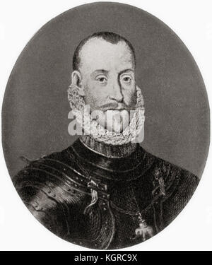 Friedrich II., 1534–1588. König von Dänemark und Norwegen. Aus Hutchinsons Geschichte der Nationen, veröffentlicht 1915. Stockfoto