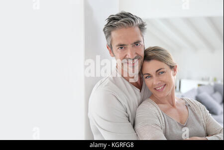 Portrait von Reifes Paar glücklich zu sein Stockfoto