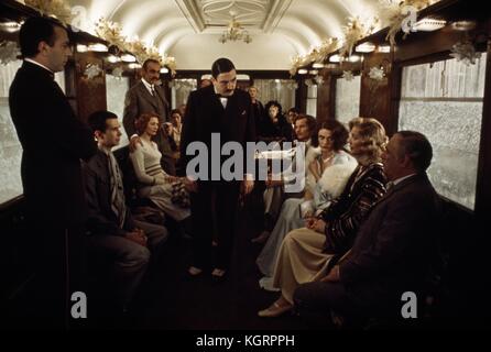 Mord im Orient Express (1974), Albert Finney, Lauren Bacall, Rachel Roberts, Michael York, Sean Connery, Jacqueline Bisset, Vanessa Redgrave, Jean-Pierre Cassel, Martin Balsam Datum: 1974 Stockfoto