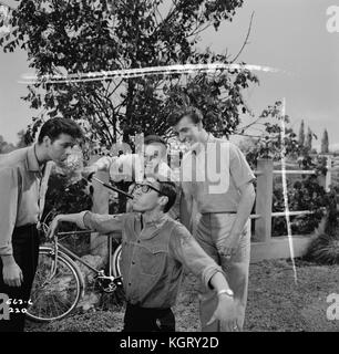 Sommerurlaub (1963), Cliff Richard, The Shadows, Hank Marvin, Bruce Welch, Brian Bennett, Brian Verriegelung Stockfoto