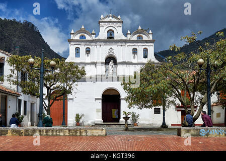 Kirche in La Candelaria, Bogota, Kolumbien, Südamerika Stockfoto