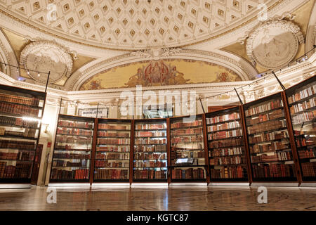 Rekonstruierte Thomas Jefferson Bibliothek Ausstellung in der Bibliothek des Kongresses, Washington, DC, Vereinigte Staaten von Amerika, USA. Stockfoto