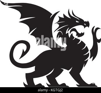 Dragon vektor design Stock Vektor