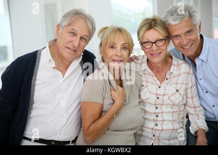 Gruppe von glücklich Aktive ältere Leute Stockfoto