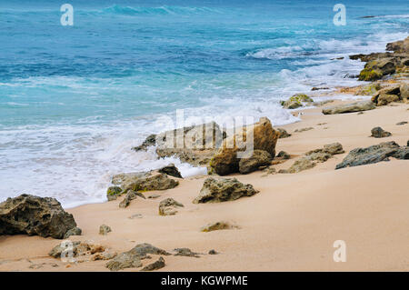 Malerische Sandstrand des Indischen Ozeans Stockfoto