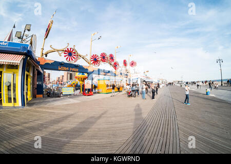 Eingang zu den Luna Park, Coney Island, Brooklyn, New York, NY, Vereinigte Staaten von Amerika. Stockfoto