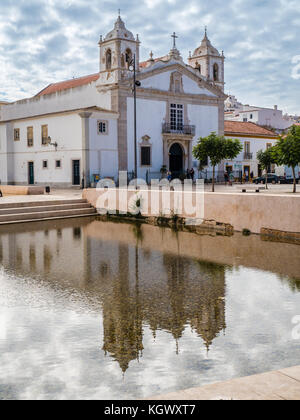 Blick von der alten portugiesischen Stadt Lagos. südwestlichen Atlantikküste Portugals. Stockfoto