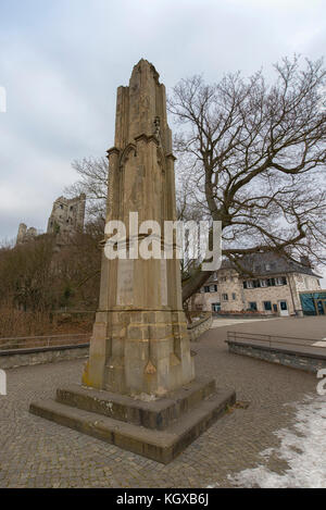 Burg Drachenfels Schloss in Petersberg, Deutschland Stockfoto