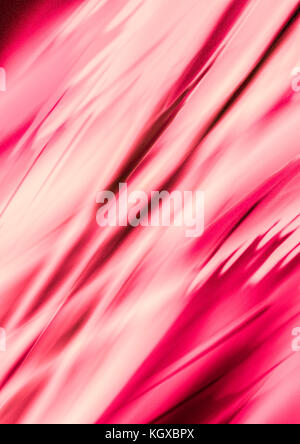 Abstrakte hellen Hintergrund in Karmesinrot und rosa Farbtönen mit überlagertem Zick-Zack-Streifen, in einem Winkel gesammelt Stockfoto