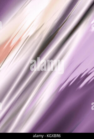 Abstrakte pastell Hintergrund mit lila und Grau gehalten und mit überlagerten weiss und lila Zick-Zack-Streifen, in einem Winkel gesammelt Stockfoto
