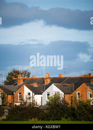 Reihenhäuser, Caversham, Reading, Bekshire, England, GB, GB. Stockfoto