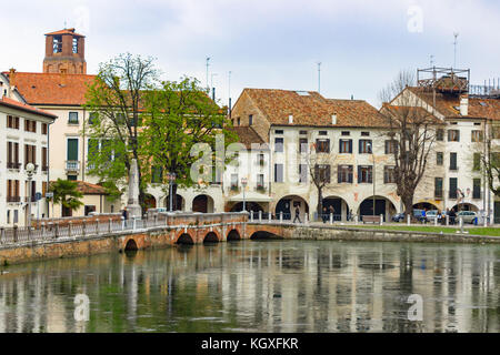 Norditalienische Stadt Treviso Stockfoto